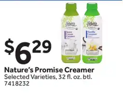 Stop&Shop Nature's Promise Creamer offer