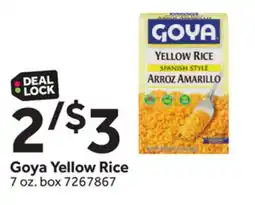 Stop&Shop Goya Yellow Rice offer