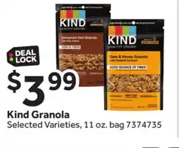 Stop&Shop Kind Granola offer