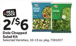 Stop&Shop Dole Chopped Salad Kit offer