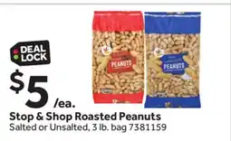 Stop&Shop Stop & Shop Roasted Peanuts offer