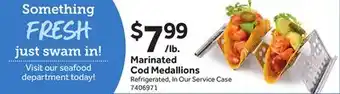Stop&Shop Marinated Cod Medallions offer