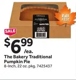 Stop&Shop The Bakery Traditional Pumpkin Pie offer