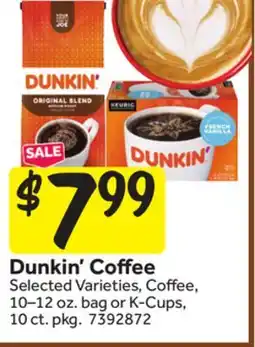 Stop&Shop Dunkin' Coffee offer