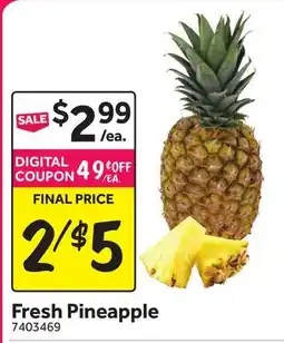 Stop&Shop FRESH PINEAPPLE offer