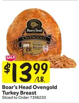 Stop&Shop BOAR'S HEAD OVENGOLD TURKEY BREAST offer