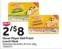 Stop&Shop Oscar Mayer Deli Fresh Lunch Meat offer