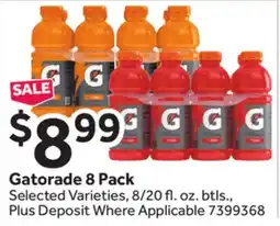 Stop&Shop Gatorade 8 Pack offer