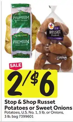 Stop&Shop Stop & Shop Russet Potatoes Or Sweet Onions offer