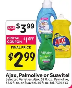 Stop&Shop Ajax, Palmolive or Suavitel offer