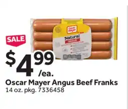 Stop&Shop Oscar Mayer Angus Beef Franks offer