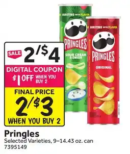 Stop&Shop PRINGLES offer
