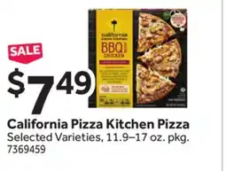 Stop&Shop California Pizza Kitchen Pizza offer