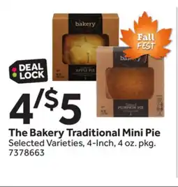 Stop&Shop The Bakery Traditional Mini Pie offer
