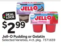 Stop&Shop Jell-O Pudding or Gelatin offer