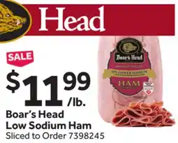 Stop&Shop Boar's Head Low Sodium Ham offer