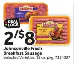 Stop&Shop Johnsonville Fresh Breakfast Sausage offer