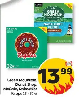 Weis Markets Green Mountain, Donut Shop, McCafe, Swiss Miss Kcups offer