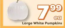 Weis Markets Large White Pumpkins offer