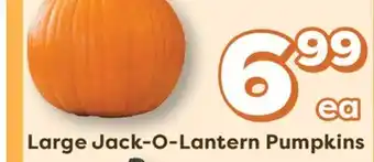 Weis Markets Large Jack-O-Lantern Pumpkins offer