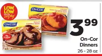 Weis Markets On-Cor Dinners offer