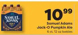 Weis Markets Samuel Adams Jack-O Pumpkin Ale offer