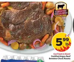 Weis Markets Certified Angus Beef Boneless Chuck Roasts offer