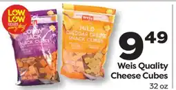 Weis Markets Weis Quality Cheese Cubes offer