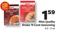 Weis Markets Weis Quality Shake'N Coat Seasoning offer