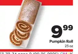 Weis Markets Pumpkin Roll offer