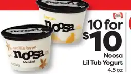 Weis Markets Noosa Lil Tub Yogurt offer