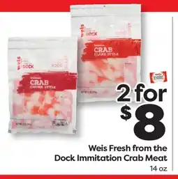 Weis Markets Weis Fresh from the Dock Immitation Crab Meat offer