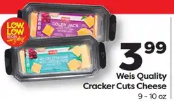 Weis Markets Weis Quality Cracker Cuts Cheese offer