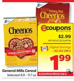 Weis Markets General Mills Cereal offer