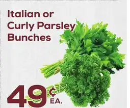 DeCicco & Sons Italian or Curly Parsley Bunches offer
