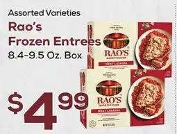 DeCicco & Sons Rao's Frozen Entrees offer