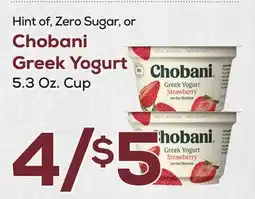 DeCicco & Sons Chobani Greek Yogurt offer