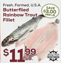 DeCicco & Sons Butterflied Rainbow Trout Fillet offer