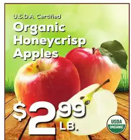 DeCicco & Sons Organic Honeycrisp Apples offer
