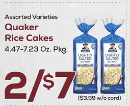 DeCicco & Sons Quaker Rice Cakes offer