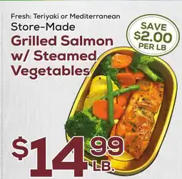 DeCicco & Sons Made Grilled Salmon w/Steamed Vegetables offer