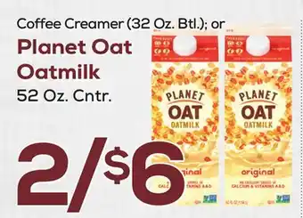 DeCicco & Sons Planet Oat Oatmilk 52 Oz. Cntr offer