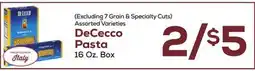 DeCicco & Sons DeCecco Pasta offer