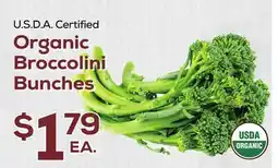 DeCicco & Sons Organic Broccolini Bunches offer