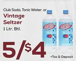 DeCicco & Sons Vintage Seltzer offer