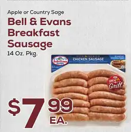 DeCicco & Sons Bell & Evans Breakfast Sausage offer
