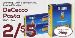 DeCicco & Sons DeCecco Pasta 16 oz.Box offer