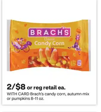 CVS Brach's candy corn, autumn mix or pumpkins 8-11 oz offer