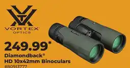 Runnings Vortex Optics Diamondback HD 10x42mm Binoculars offer