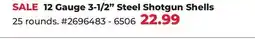 Runnings 12 Gauge 3-1/2 Steel Shotgun Shells offer